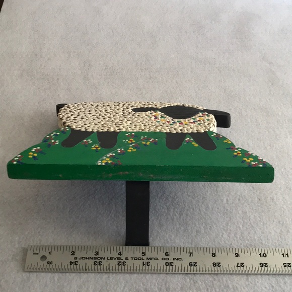 Wooden Lamb Doorstop Neiman Marcus Easter - Picture 8 of 8